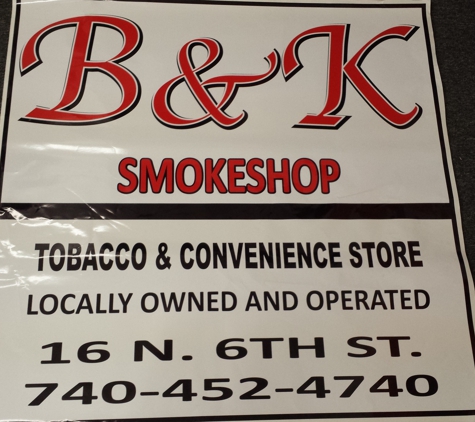 B&K SMOKE SHOP - zanesville, OH