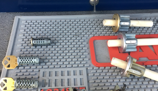 Caton Lock Service - Catonsville, MD. Pinning some lock cylinders for new keys