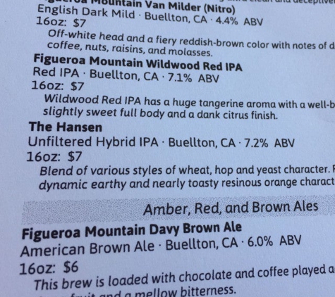 Figueroa Mountain Brewing - Westlake Village, CA