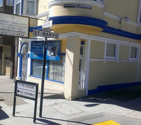 Gonzalez Dental Care - San Francisco, CA. 3988 mission st