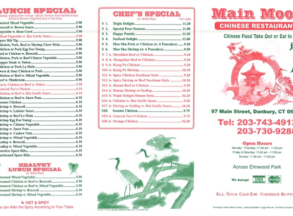 Main Moon Restaurant - Danbury, CT