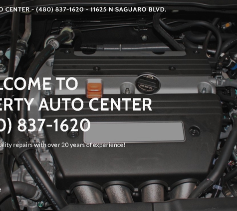 Liberty Auto Center - Fountain Hills, AZ. Liberty Auto Center
11625 N. Saguaro Blvd.
Fountain Hills, AZ 85268
Telephone: (480) 837-1620