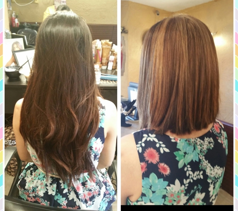 Miss Egypt Salon - Plano, TX. Color and highlight and cut by Nancy