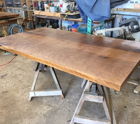 Green wood milling co. - San Antonio, TX. Live Oak table top