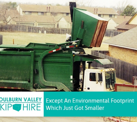G.V. Skip Hire. Except An Environmental Footprint Which Just Got Smaller