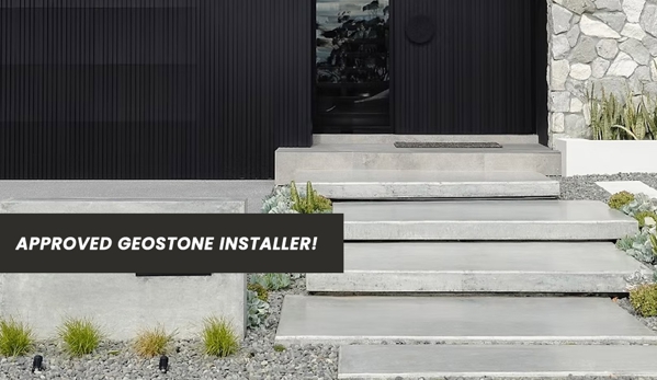 Concrete Works Sydney - Randwick, NSW. APPROVED GEOSTONE INSTALLER!