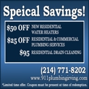911 plumbing irving TX - Plumbers