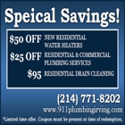 911 plumbing irving TX