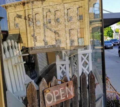 Secret Garden Floral - Columbus, WI. Nice window displays