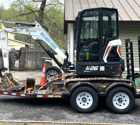 National Water Service - Highland, MD. mini-excavator