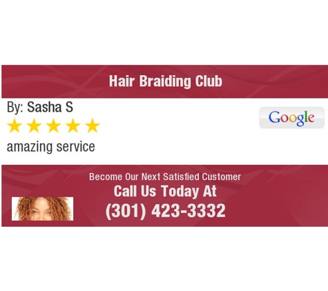 Hair Braiding Club - Temple Hills, MD