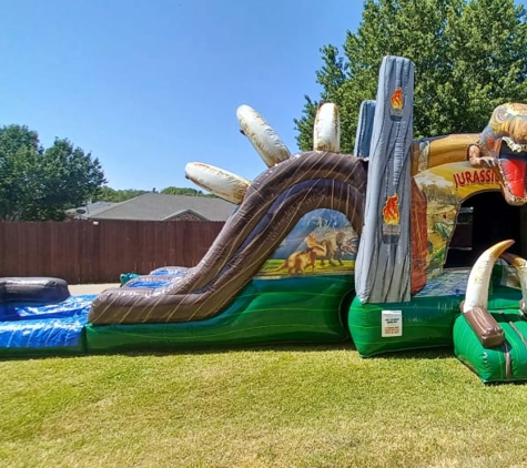 Yazmin's Party Rentals - Fort Worth, TX. Dinosaur Bounce house