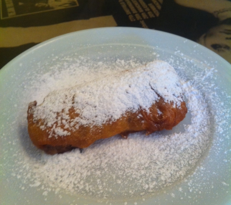 The Atlantic Chip Shop - Brooklyn, NY. Deep fried snickers bar