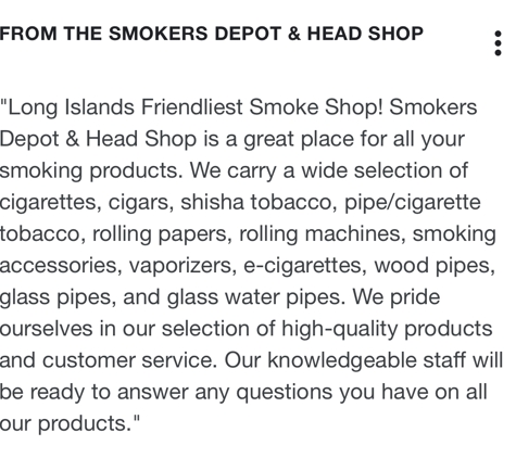 The Smokers Depot & Head Shop - Mastic, NY