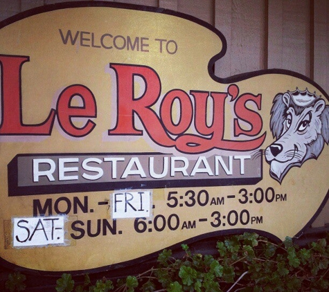 Le Roy's Highland Restaurant - Monrovia, CA
