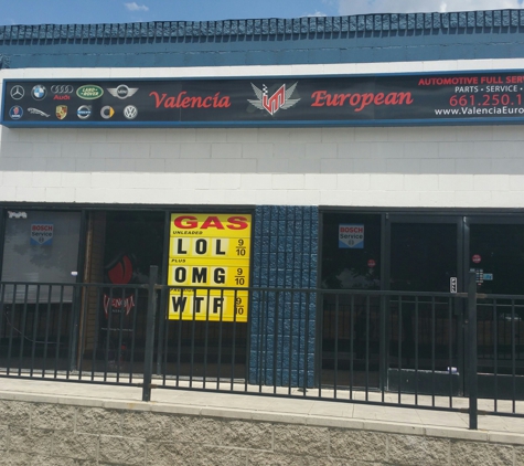 Valencia European - Santa Clarita, CA. Front of the building