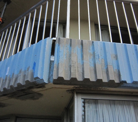 Surefire Australia t/a Australian Building Maintenance - Bonogin, QLD. After concrete repair ready for prep and painting.