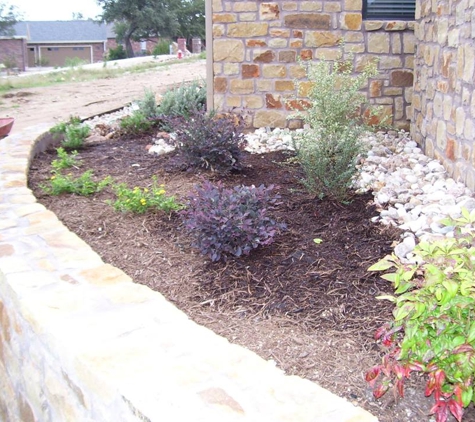 Blue Water Nursery - Kingsland, TX. Landscaping Job #4