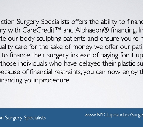 NYC Liposuction Surgery Specialists - New York, NY