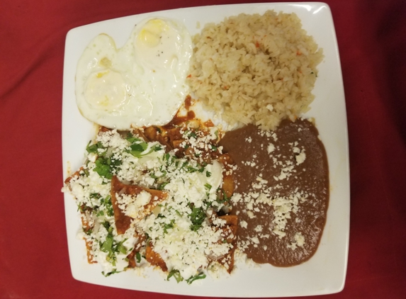 Reina's Restaurant - Oakland, CA. Chilaquiles