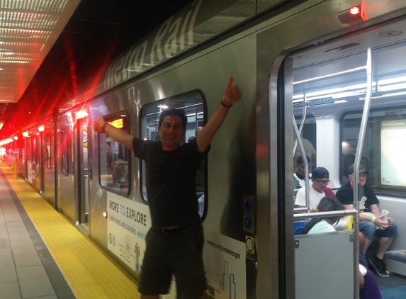 Metro Expo Line - Culver City, CA. I am going from downtown santa monica towards the la cienega station  thursday, august 11, 2016