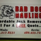 Bad Dog hauling trash removal services