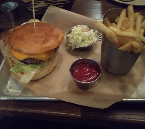 Tony Roma's - Orlando, FL. 1/2 lb brisket & Chuck cheesey burger