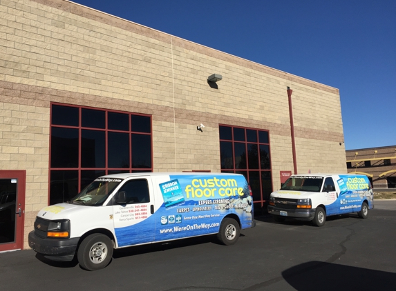 Custom Floor Care - Reno, NV. van mounted eco diesel powered