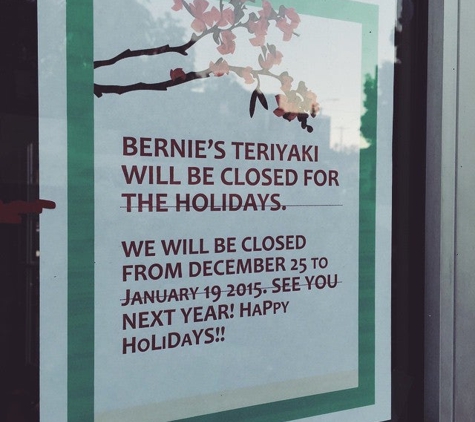 Bernie's Teriyaki - Los Angeles, CA