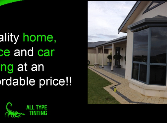 All Type Tinting - Mawson Lakes, SA. Residential and industrial type tinting