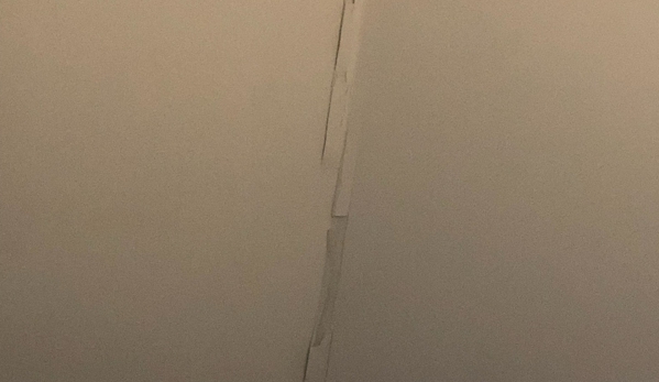 Ceiling Doctor By Julian - Augusta, GA. High Falls tape joint before CEILING DOCTOR. spot repaired