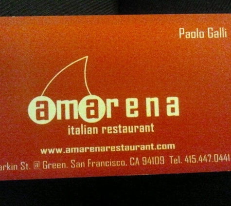 Amarena Italian Restaurant - San Francisco, CA