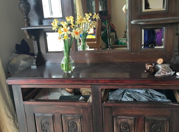 Adams Furniture Restorations - Margate, TAS. The before restoration pic (missing the drawers).