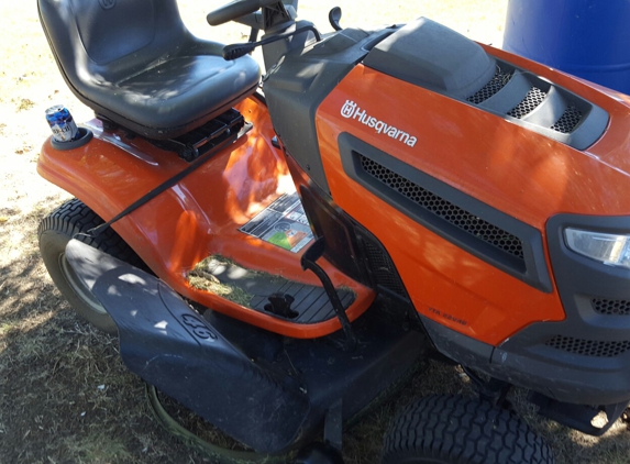 Husqvarna. This lawnmower sucks.  On deck setting #6 high as it will go. I get burnt grass.  The cruise control kicks out if you hit a little bump.