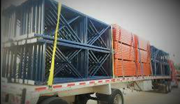 Warehouse Cubed Consulting Group - Prosper, TX. Truck Load with racks for an install