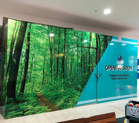 R J Signs - Robin Hill, NSW. Digital Printed Shopfront Signage