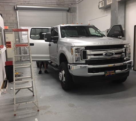 All Pro Tint - Jensen Beach, FL. Our shop is capable of tinting the BIG trucks! Call 772-934-6205 for appointment!