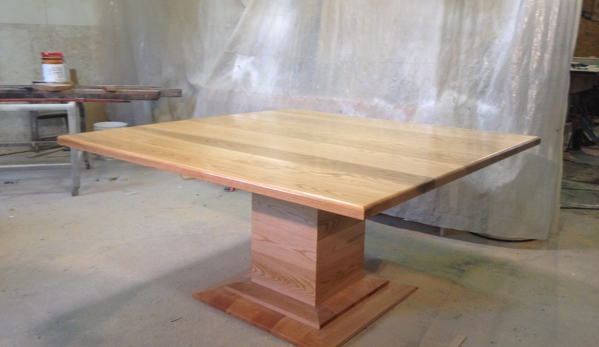 Custom Craft Carpentry & Millwork - Montgomery, IL. Red oak dining table