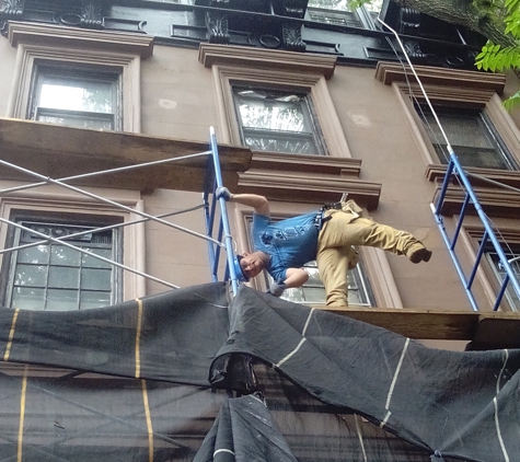 RnR Construction Co. - Brooklyn, NY. After finishing job opening scaffold