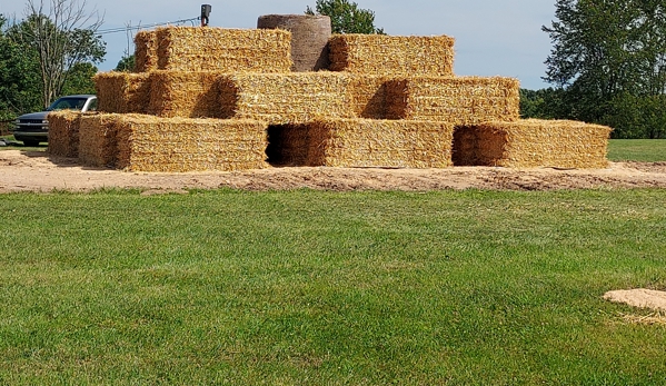 Sissons Pumpkin Patch - Girard, PA. Straw Fort