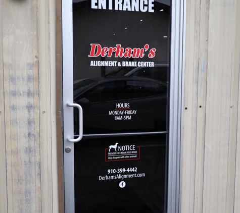 Derham's Alignment & Brake Center - Wilmington, NC. Derham's Alignment & Brake Center Shop