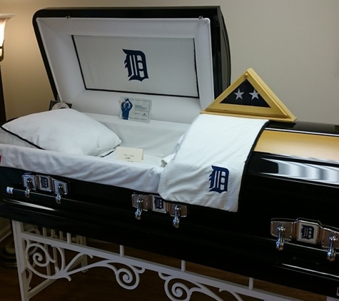 Simple Funerals - Ecorse, MI. Detroit Tigers Casket