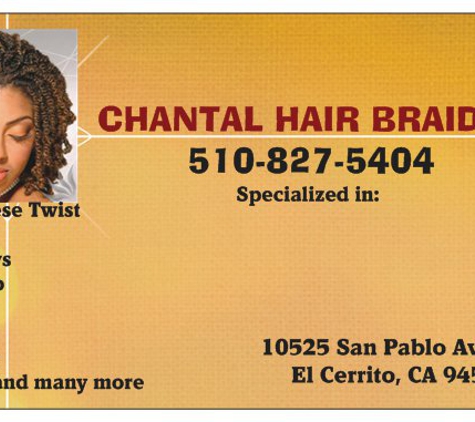 Chantal Hair Braiding - El Cerrito, CA