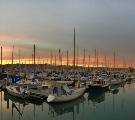 Half Moon Marina - San Diego, CA. Western view of marina