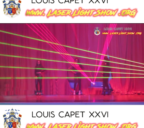 Louis Capet XXVI Music Publishing + Laser Shows - Philadelphia, PA. Laser Light Show Rental Company - www.LaserLightShow.ORG - Stage Lighting, Concert Lasers, Concert Production Company, A/V Company