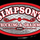 Simpson’s Trucking & Grading Inc - Dump Truck Service