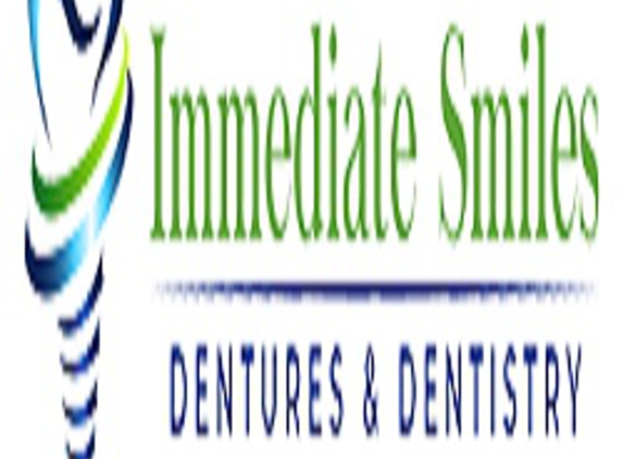Immediate Smiles Dentures & Dentistry - Spring, TX. Logo