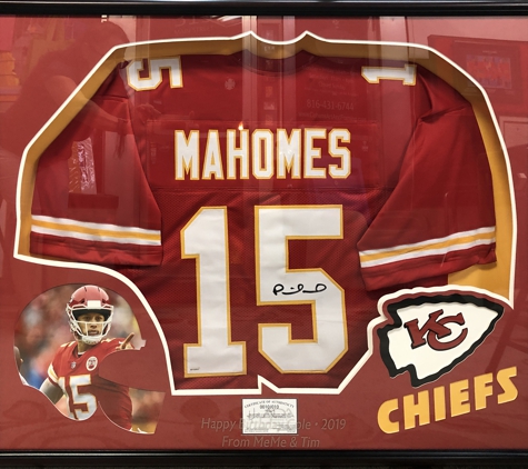 Cohen's Art & Framing LLC - Platte City, MO. Custom Chiefs Jersey