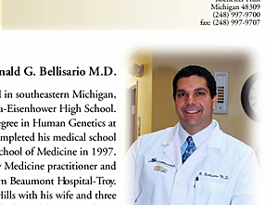 Ronald G Bellisario, MD - Rochester Hills, MI