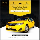 Texas Yellow Cab & Checker Taxi Service. - Taxis